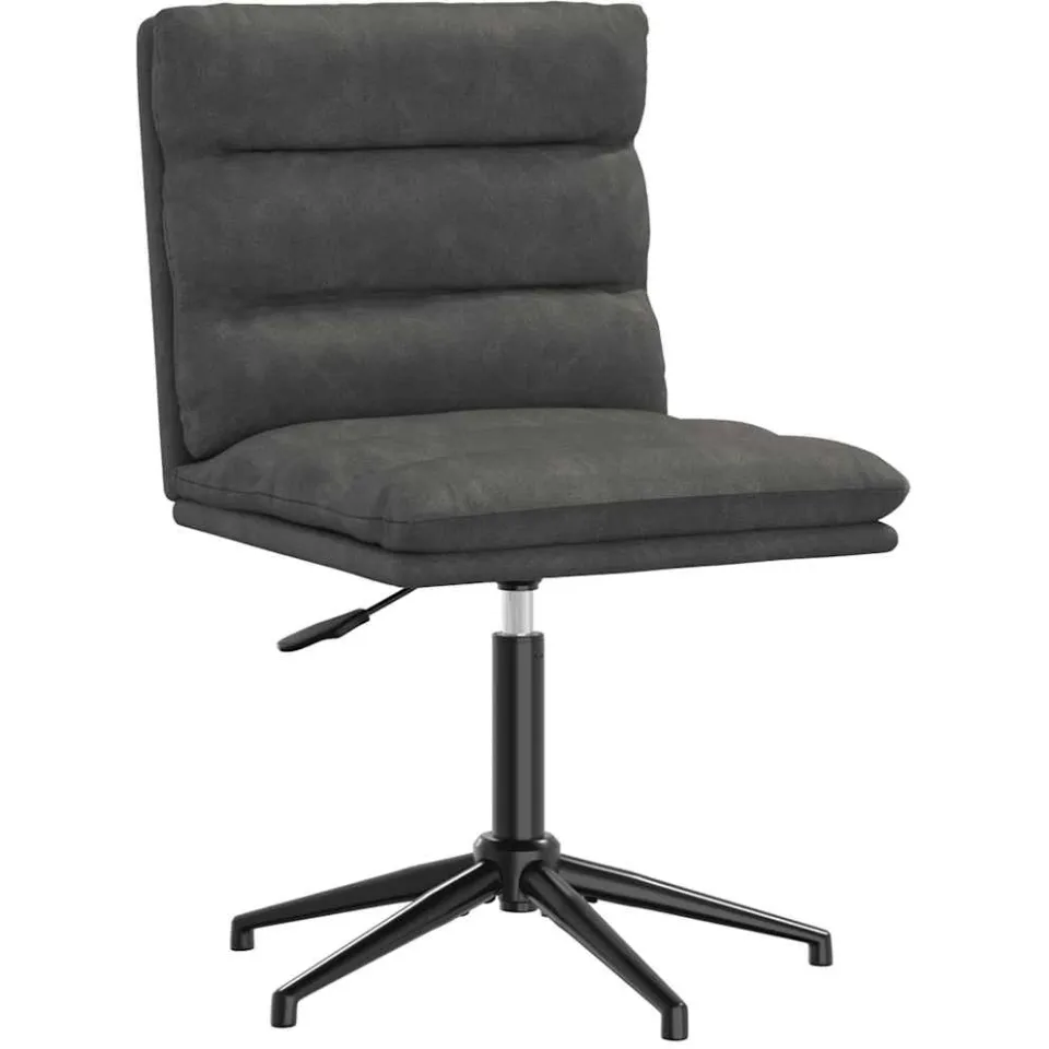 vidaXL Eetkamerstoelen 6 st kunstleer zwart