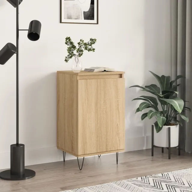 vidaXL Dressoir 40x35x70 cm bewerkt hout sonoma eikenkleurig, foto 2