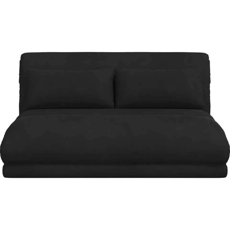 vidaXL Verstelbare vlo stoelen Zwart Fluweel, foto 4