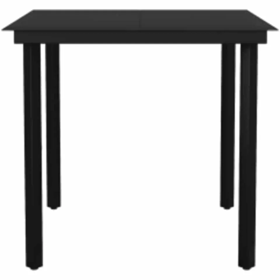 vidaXL 5-delige Tuinset met kussens poly rattan glas grijs, foto 3