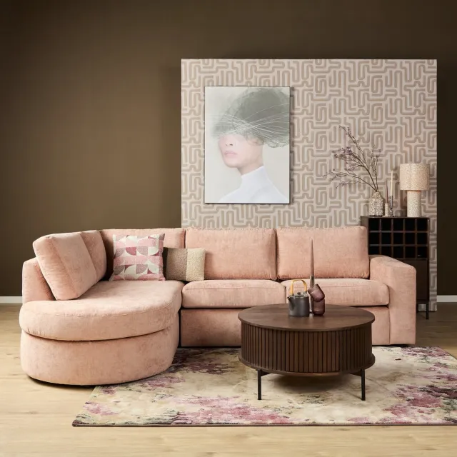Starfurn Hoekbank Alma roze