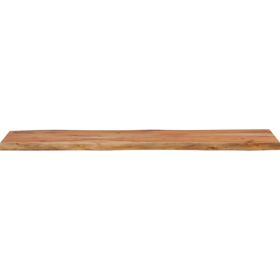 vidaXL Tafelblad rechthoekig natuurlijke rand 110x40x2,5 cm acaciahout Bruin