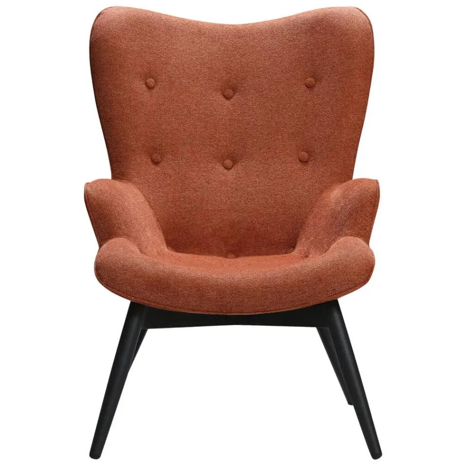 fauteuil Lisanne koper oranje, foto 2