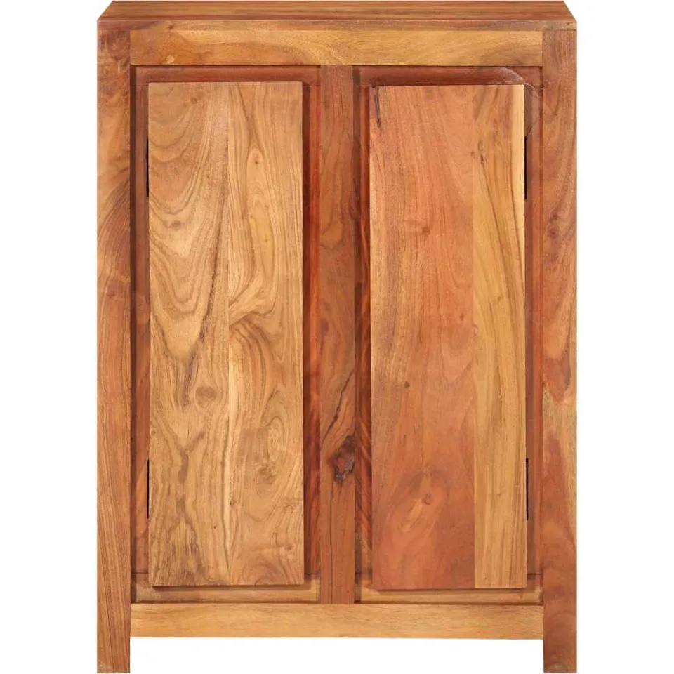 vidaXL Dressoir 55x33x75 cm massief acaciahout bruin, foto 3