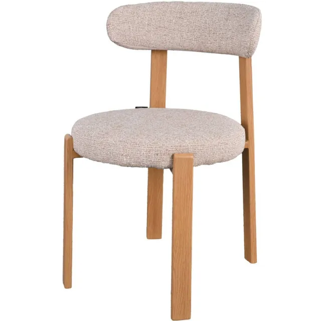 Giga Meubel Lagan eetkamerstoel met armleuningen beige