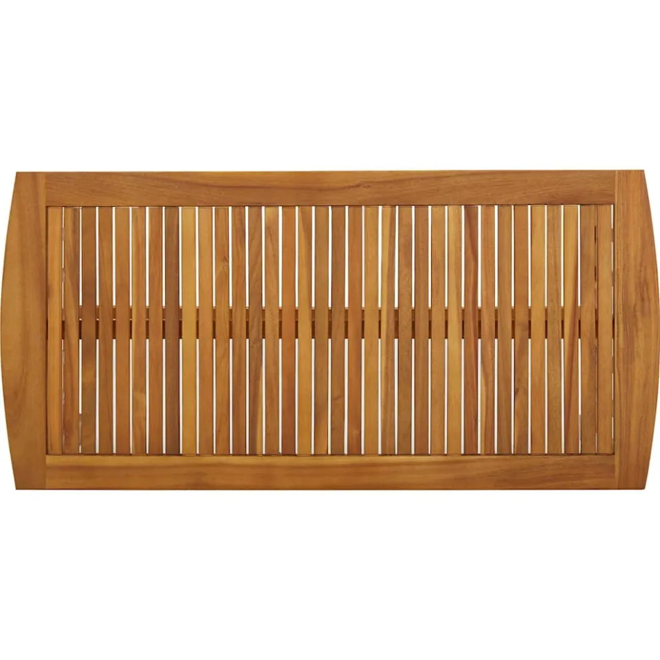 vidaXL Salontafel 102x50x43 cm massief acaciahout bruin, foto 4