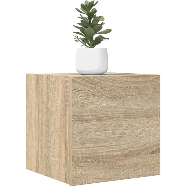 vidaXL Tv-wandmeubelen 4 st 30,5x30x30 cm sonoma eikenkleurig Bruin