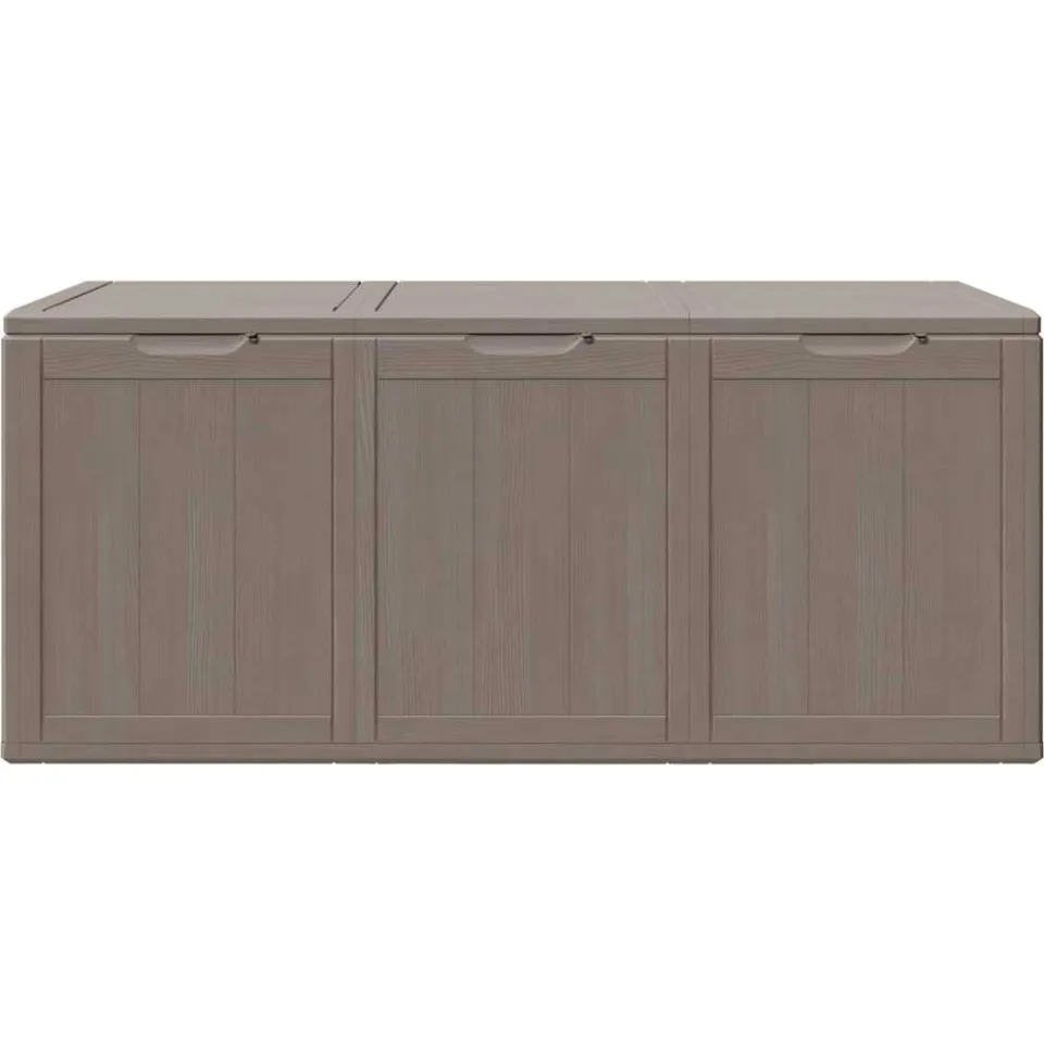 vidaXL Tuinbox 270 L PP houtlook bruin, foto 3