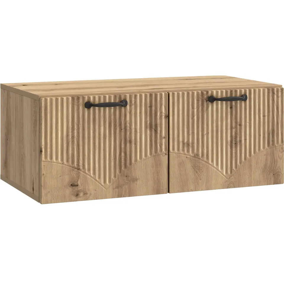 vidaXL Wandbeugel TV-kast 78,5 x 41 x 30 cm Artisanaal eiken, foto 3