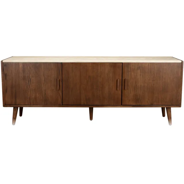 Dutchbone Arda dressoir walnoot Beige