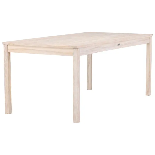 Nest of Nora Eettafel teakhout 180x90 - Rechthoek - Witwash