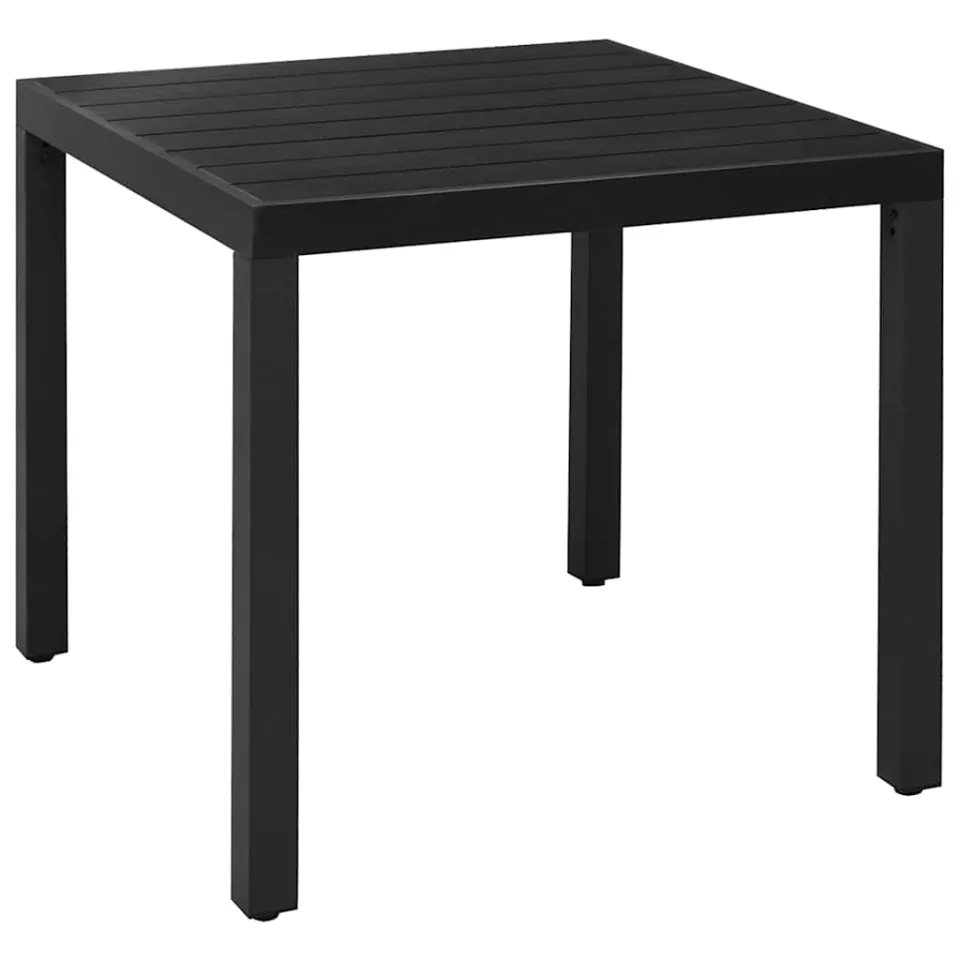 vidaXL 5-delige Tuinset aluminium zwart, foto 4