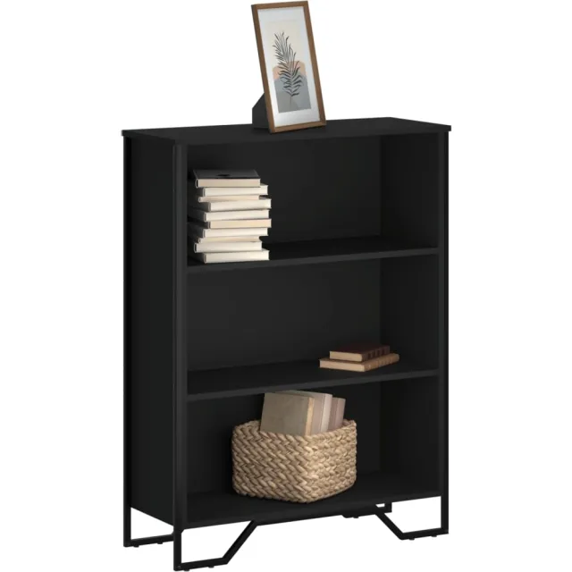 vidaXL Boekenkast 80x31x106 cm bewerkt hout zwart