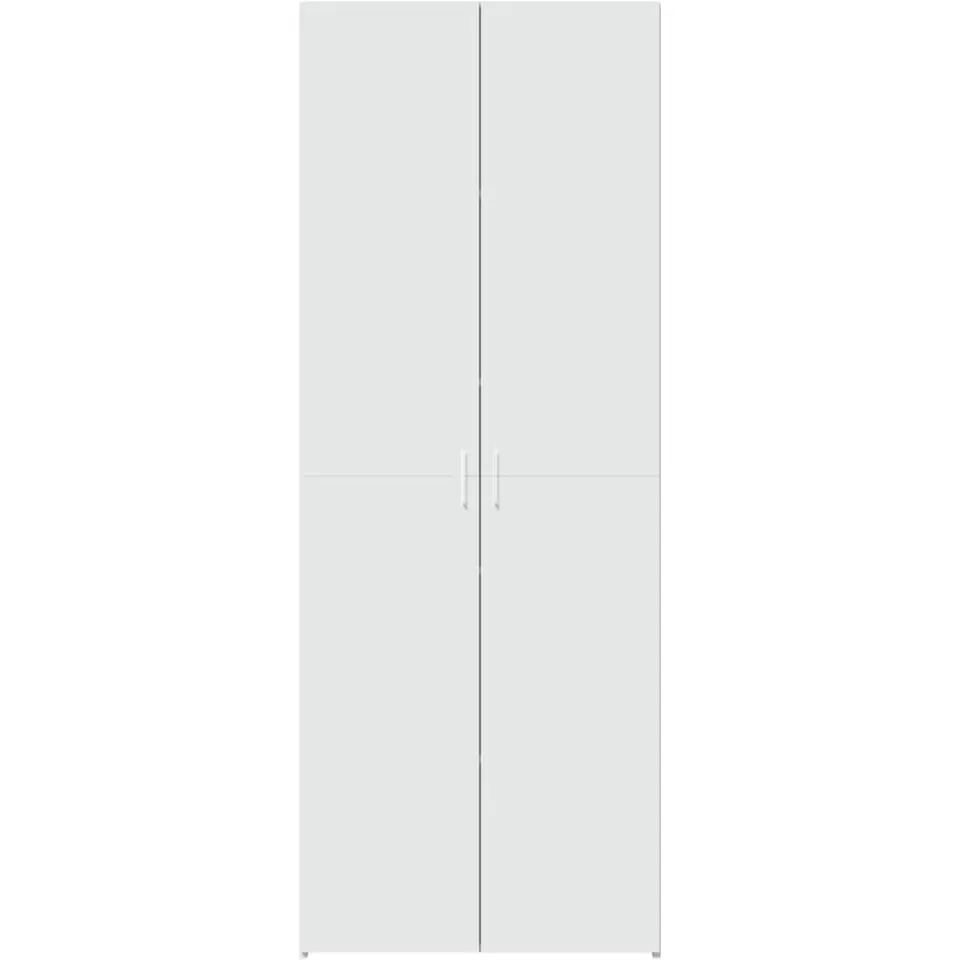 vidaXL Hoge kast 70x42,5x185 cm bewerkt hout wit, foto 3