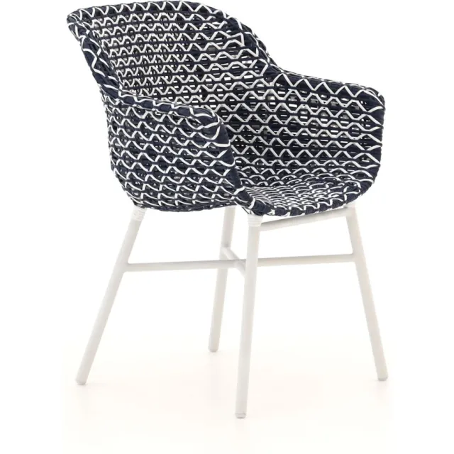 Hartman tuinmeubelen Hartman Delphine dining tuinstoel Blauw