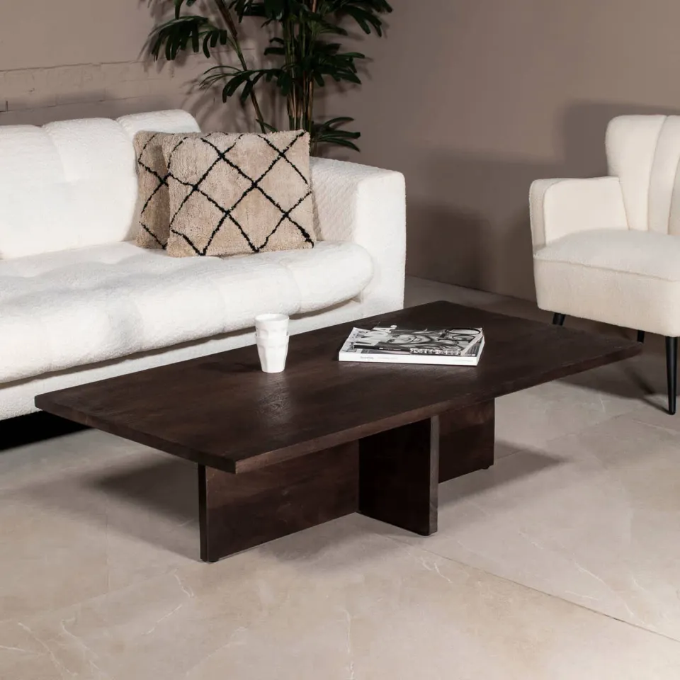 Giga Meubel Salontafel Maddox - Mangohout - 140cm, foto 3