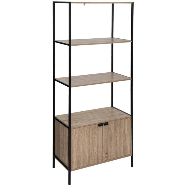 5 Five Simply Smart Boekenkast met 2 niveaus ALIAJ Noir