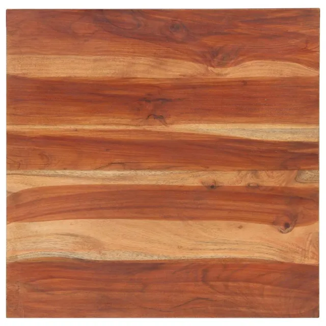 vidaXL Tafelblad 25-27 mm 60x60 cm massief acaciahout Bruin