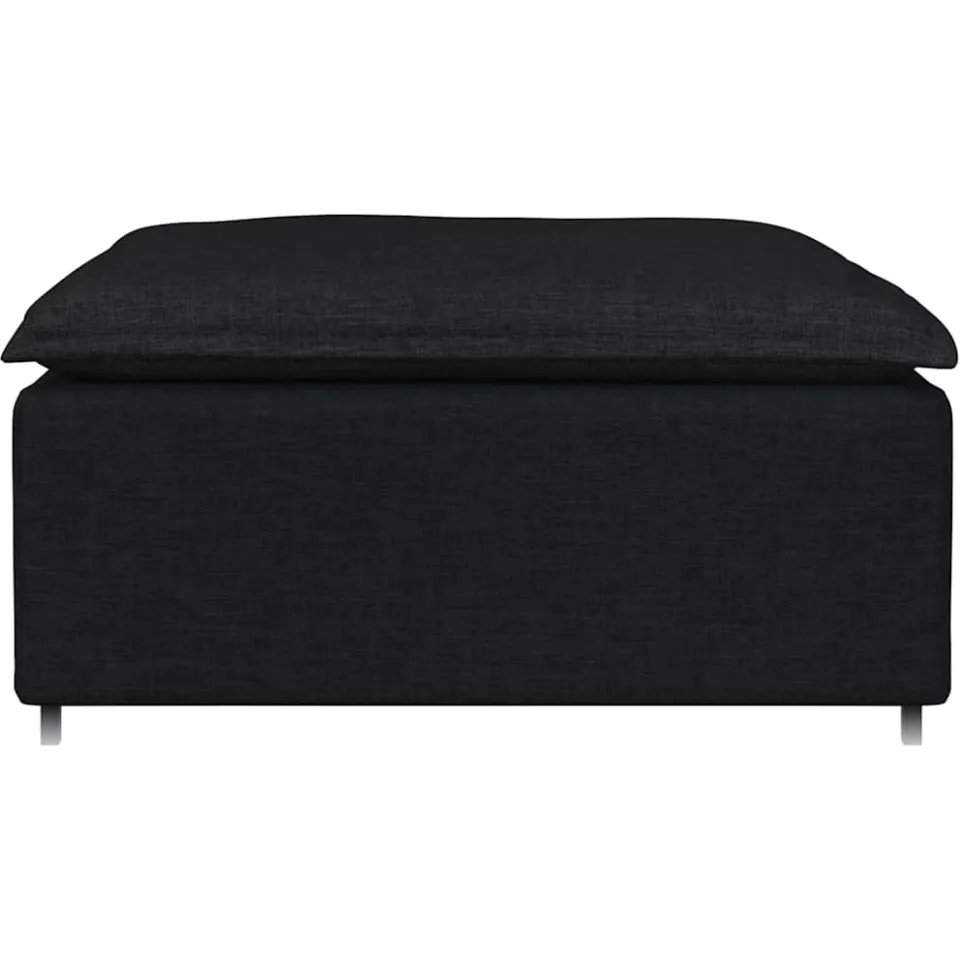 vidaXL Modulaire voetenbank module 100x100x48 cm zwart