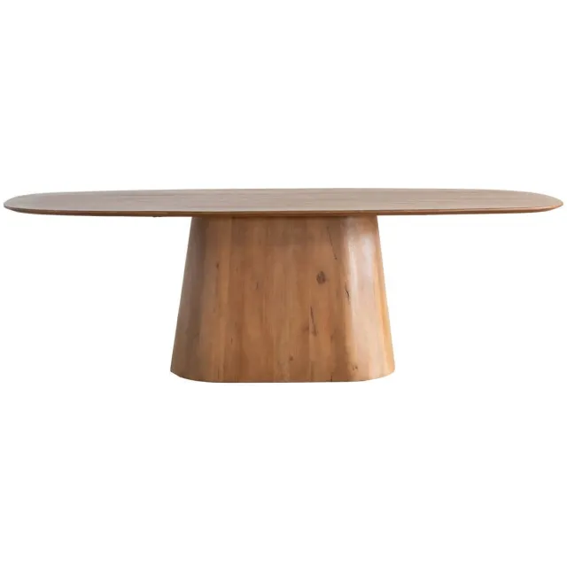 Giga Meubel Eettafel Stijn - Deens Ovaal - Mangohout - 180cm