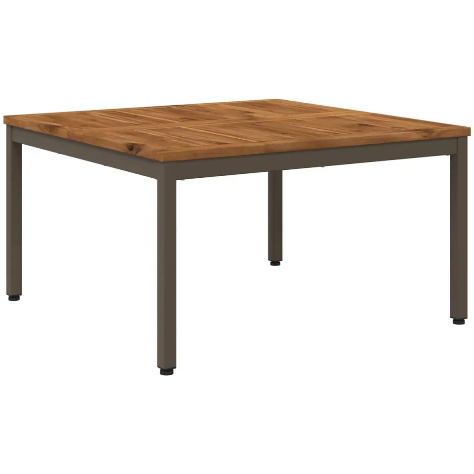 vidaXL Salontafel NAARDEN Natuurlijk en Koffie 80 x 80,5 x 45 cm bruin, foto 3