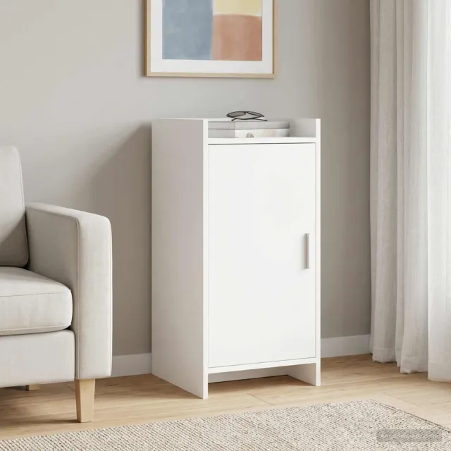 vidaXL Dressoir Wit 40 x 36 x 80 cm Bewerkt hout, foto 2