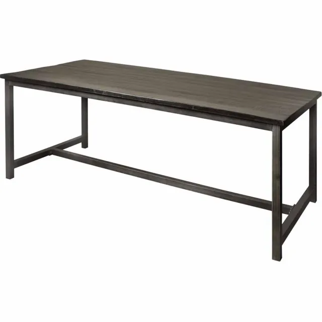 Tower Living Eettafel Paterno - Rechthoek Zwart Hout - 220x100x78cm