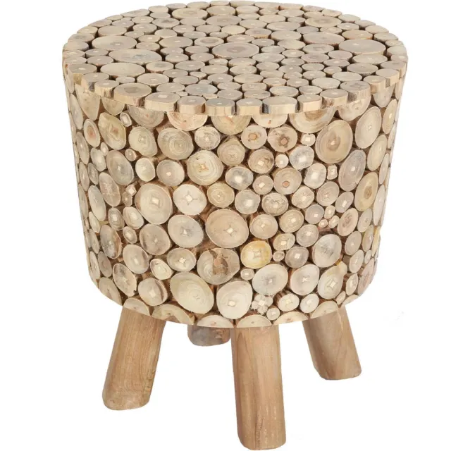 Casa Moro Teak houten kruk Merida Default Title