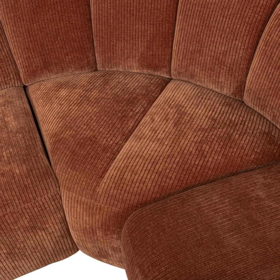 WOOOD Mojo Hoekbank Rechts - Bouclé - Beige Melange - 74x310x230, foto 6