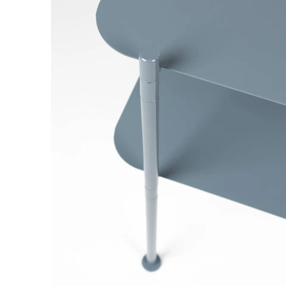 Zuiver River rechthoekige sidetable oceaanblauw ocean blue, foto 5