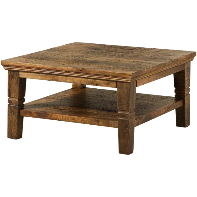 MASSIVMOEBEL24 .DE salontafel donkerbruin massief hout deels gemonteerd RODEZ #122