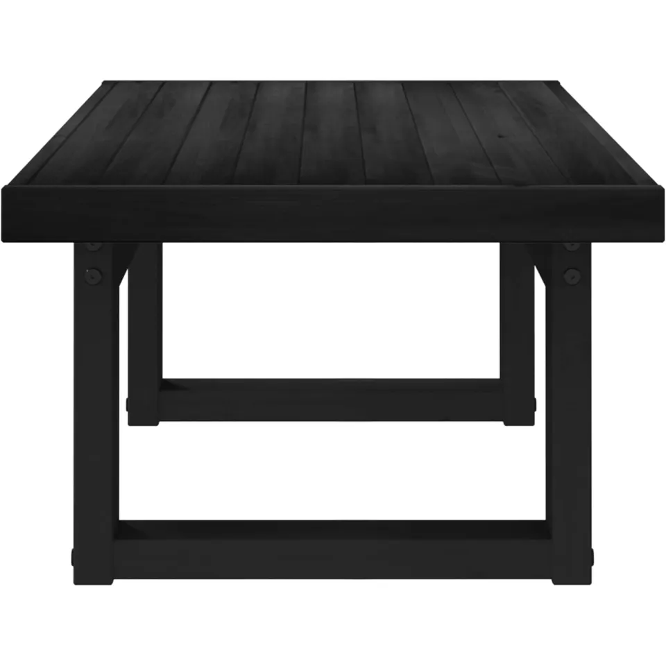 vidaXL Salontafel NOAIN Zwart 119 x 60 x 40 cm Massief grenenhout, foto 4
