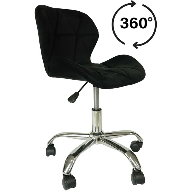 AZ-Home AZ Home-Bureaustoel Nero Zwart-modern design-Thuiskantoor-Stoel