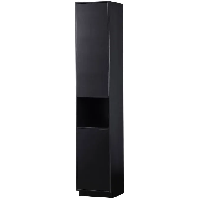 WOOOD Finca Opbergkast - Zwart - 210x39,5x40 deep black