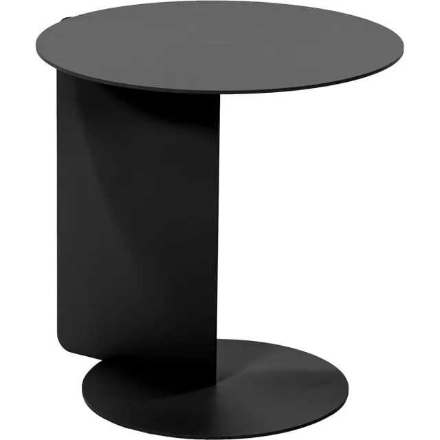 Spinder Design bijzettafel Salsa - Zwart - Ø 40 - Staal
