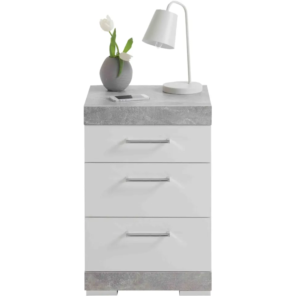 Nachtkastje Hermes beton grijs, foto 2