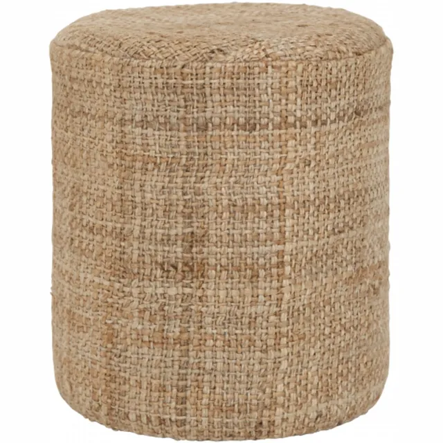 Urban Nature Culture poef Titos - Diamter 38cm Hoogte 42cm Natural