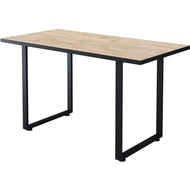 Vicco Livorno Eettafel – 140 x 70 cm Zwart/gouden eik Zwart/Goudkleurig Eiken