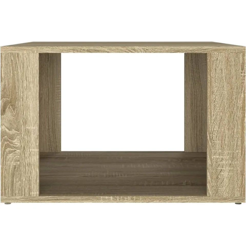 vidaXL Nachtkastje 57x55x36 cm bewerkt hout sonoma eikenkleurig