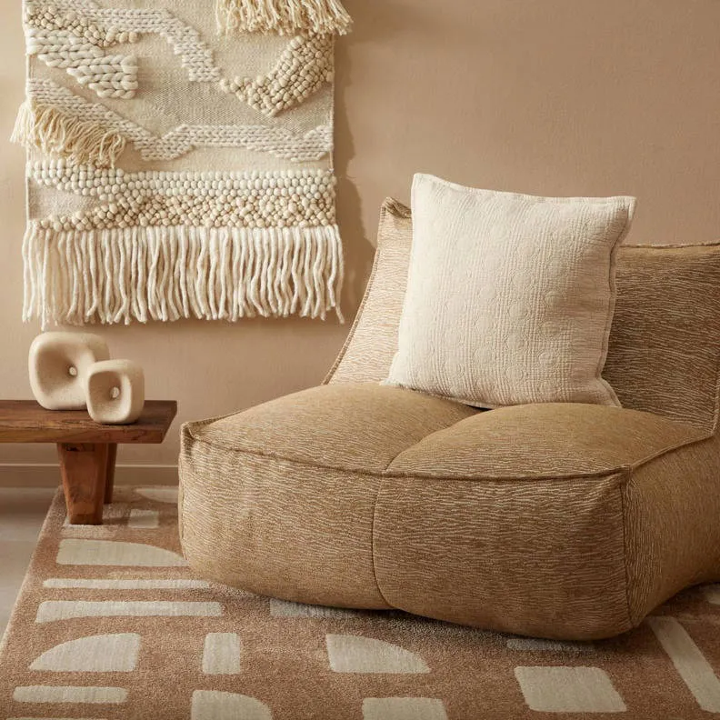 NOUS Living fauteuil Chubby beige, foto 6