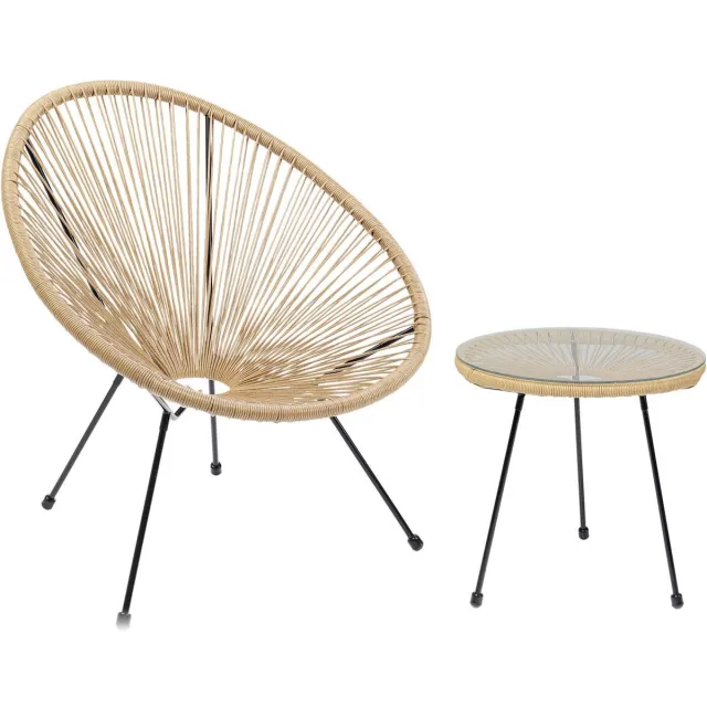 Kare Design Tuinmeubilair Acapulco nature Kare Design Bruin