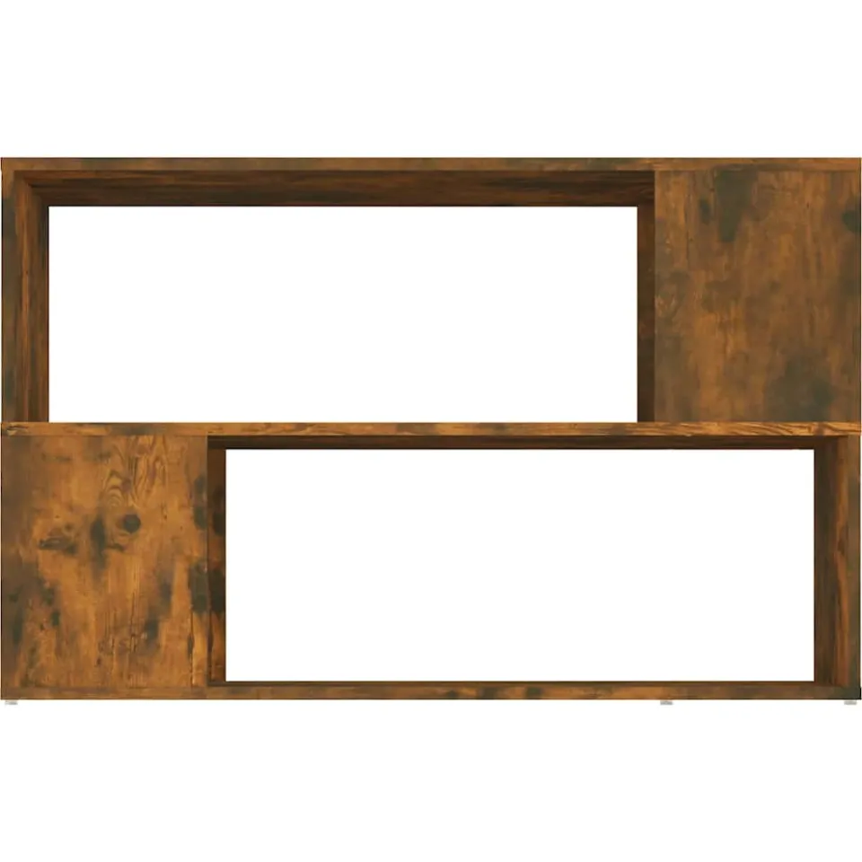 vidaXL Boekenkast 100x24x63 cm bewerkt hout gerookt eikenkleurig, foto 4