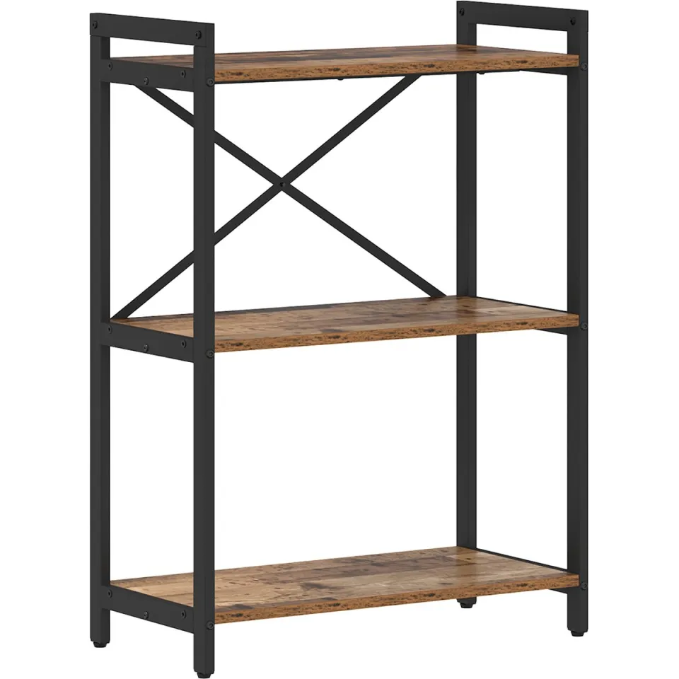 vidaXL Boekenkast 60 x 30 x 85 cm Bewerkt hout Oud hout bruin, foto 3