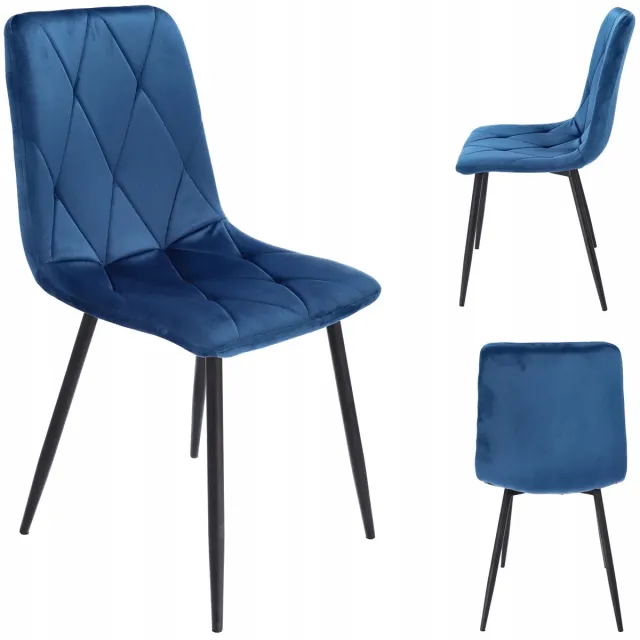 Jumi PIADO marineblauwe stoel (set poten + schroeven)