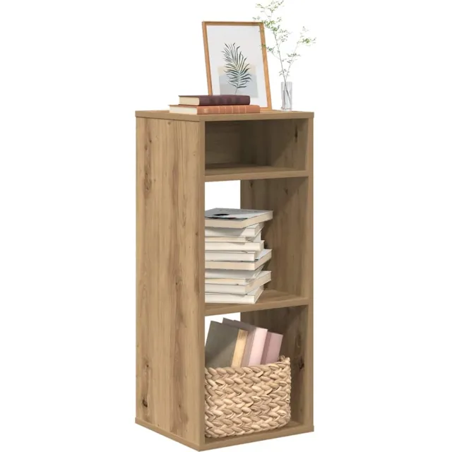 vidaXL Boekenkast 34x31x80 cm bewerkt hout artisanaal eikenkleur Bruin