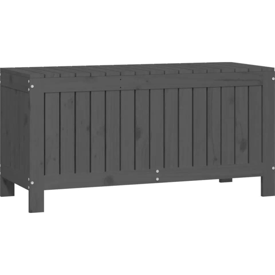 vidaXL Tuinbox 108x42,5x54 cm massief grenenhout grijs, foto 4