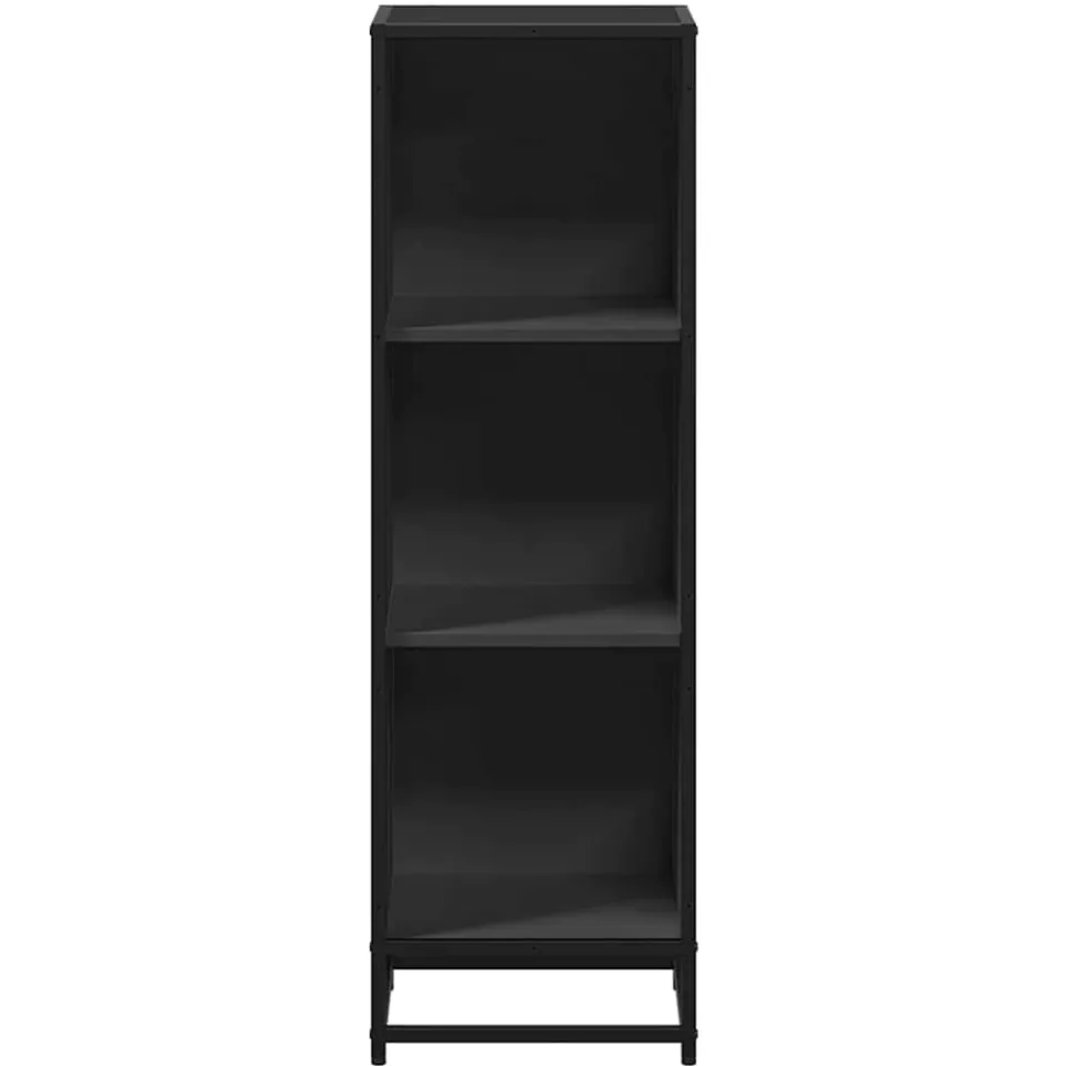 vidaXL Boekenkast 33,5x33x107,5 cm bewerkt hout zwart, foto 4
