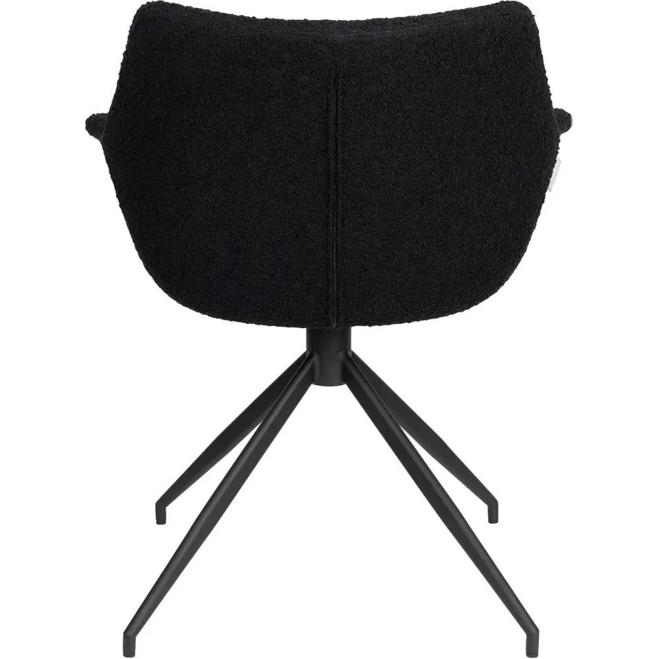 Zuiver Doulton draaifauteuil zwart, foto 5