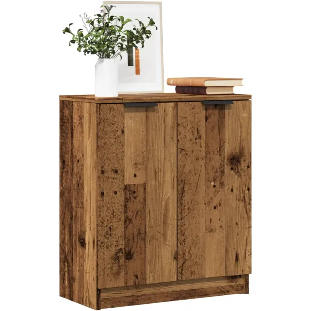 vidaXL Dressoir 60x30x70 cm bewerkt hout oud houtkleurig Bruin