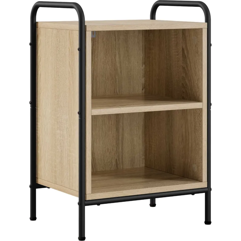 vidaXL Nachtkastje Sonoma Eiken 40 x 30 x 60 cm Bewerkt hout, foto 3